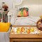 Pumpkin Table Runner 13x72 Inch – Orange Pumpkin, Flowers & Leaves, Autumn Thanksgiving Harvest Table Decor for Kitchen, Dining, Holiday & Party (Pumpkin)